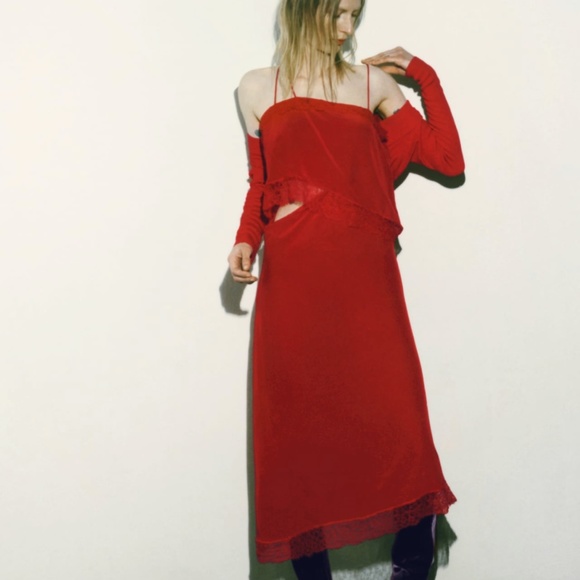 Zara limited edition lace slip dress - Picture 3 of 7